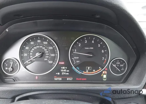 2013 BMW 320I xDrive z USA, uszkodzony, nr VIN WBA3C3C50DF982769